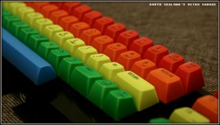 Commodore 64 Keyboard/tastatur (multicolor) From Ds Retro Garage