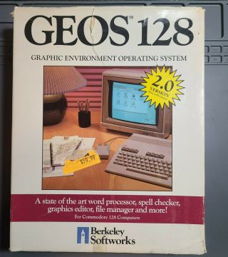 Geos 128 2.  0 For Commodore 128,  Manuals And Disks