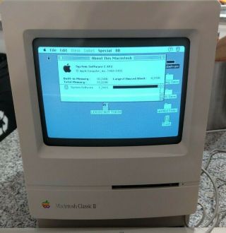 Recapped Apple Macintosh Classic Ii M4150 10mb/80mb - Vintage,
