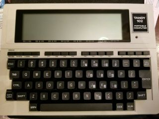 Tandy Model 102 Portable Computer With Case And Manuals