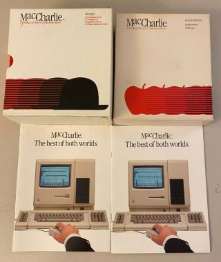 Vintage Apple Macintosh Software - Maccharlie - Ms Dos,  Documentation