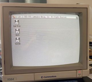 Recapped Commodore Amiga 600,  3.  1 ROM,  2MB Chip/4MB Fast,  4GB CF HD,  A1011 Drive 2