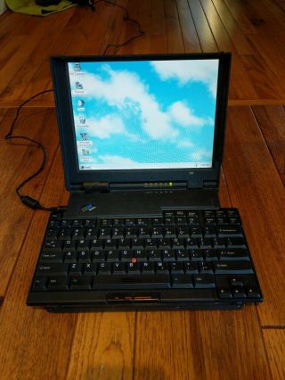 Ibm Thinkpad 701c " Butterfly " Powers On,  16mb Of Ram,  540mb Hdd