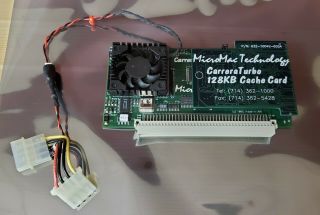 MicroMac Carrera 040 68040/33MHz CPU Accelerator w/CarreraTurbo 128KB cache card 2