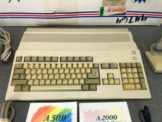 Commodore Amiga 500 Computer with Power Supply/Accessories 2