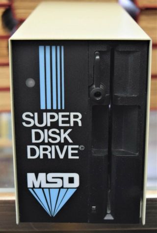 Msd Sd - 1 Disk Drive Ieee - 48 And Serial For Commodore 64/128/pet - Powers On