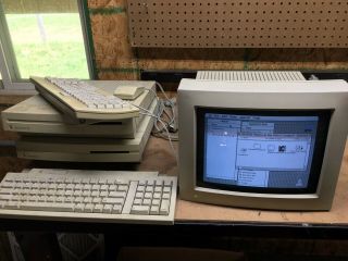 2 Mac Lc Computers And 12” Apple Rgb Monitor