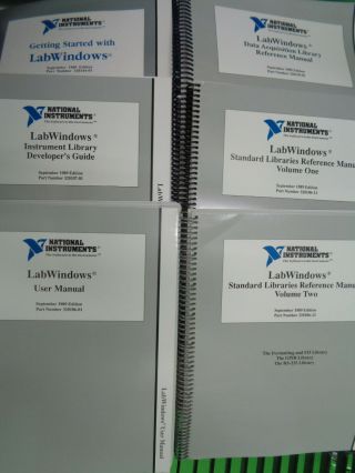 National Instruments LabWindows 1.  2 1989 - Manuals & disks - Complete, 3