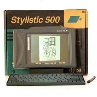 Fujitsu Stylistic 500 Dos Windows Pen Tablet Computer 486dx2