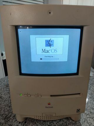 Apple Macintosh Color Classic,  Recapped Logic,  Analog Board,  1.  2gb Hd,  Read/as - Is