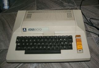Atari 800 Computer With Power Supply And 410 Tape Drive