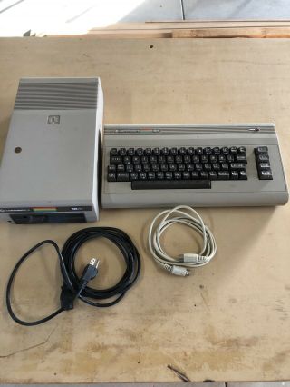 Commodore 64 Computer With Commodore 1541 Floppy Disk Drive