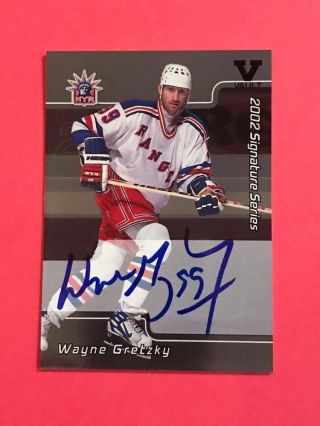 Wayne Gretzky 01 - 02 Bap Signature Series Extremely Tough Auto Vault