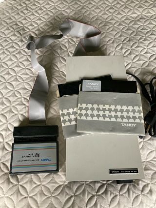Tandy Fd 501 Floppy Disk Drive,  Controller For Trs - 80 Coco Color Computer.