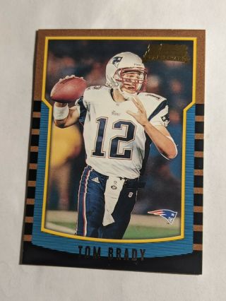 2000 Bowman Tom Brady 236 Rookie Card England Patriots