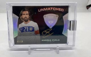 2018 Panini Eminence Soccer Andrea Pirlo 2/10 Unmatched Italy