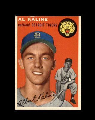 1954 Topps 201 Al Kaline Tigers Rookie Rc Ex - Mt To Ex - Mt,