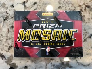 2017 - 18 Panini Prizm Mosaic Basketball Box.