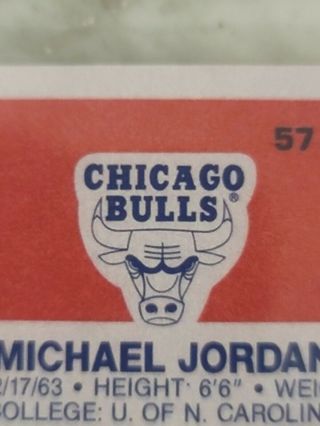 1986 Fleer Michael Jordan Rookie Card 57 PSA? Unknown Authenticity? 3