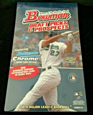 2010 Bowman Draft Picks And Prospects Baseball Hobby Box