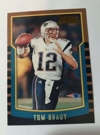 Tom Brady 2000 Bowman 236 Rc Rookie Card England Patriots