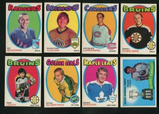 1971 - 72 OPC O - PEE - CHEE Hockey Partial Set W / Stars And RC ' S NMMT (MJCards) 3
