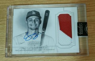 2020 Topps Dynasty Corey Seager Patch Auto Card /5 World Series Mvp