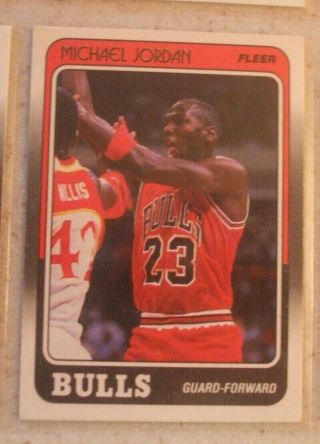 1988 - 89 Fleer Basketball Complete Set W/stickers Nm - Mt W/ 3 Michael Jordan Cards