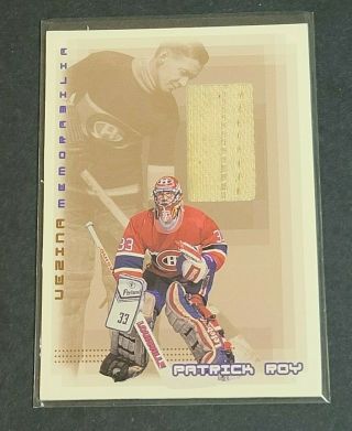 Patrick Roy Patch Canadiens 2000 - 01 Bap Memorabilia Georges Vezina V - 12 Rare