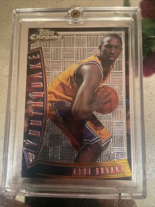 1996 Topps Chrome Youthquake Kobe Bryant Rookie Card Yq15.