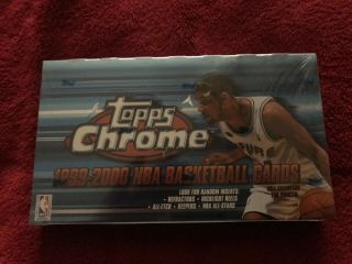 Nba 1999 - 2000 Topps Chrome Basketball Factory Hobby Box 24 Packs Nib Rc