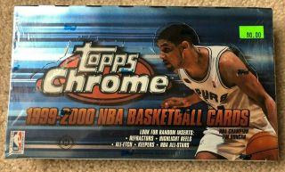 1999 - 00 Topps Chrome Factory Basketball Hobby Box