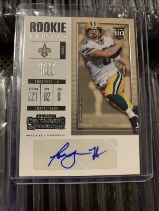 2017 Panini Contenders Football Taysom Hill Rookie Ticket Atuo Saints