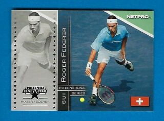2003 Netpro Star Elite Roger Federer Rc Limited To 500