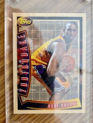 1996 Topps Youthquake Kobe Bryant Yq15 Rookie Rc Hof Lakers