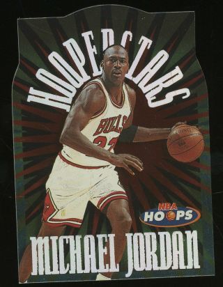 1997 - 98 Nba Hoops Hooperstars Die - Cut Michael Jordan Chicago Bulls Hof