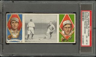 1912 T202 Hassan Triple Folders Lord Oldring Scoring From Second Psa 6