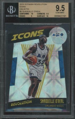 2015 Panini Revolution Icons Galactic 9 Shaquille O 