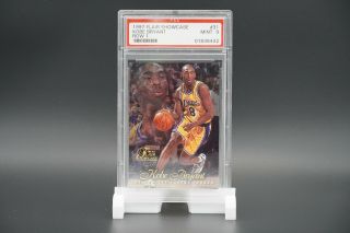 Psa 9 Kobe Bryant 1997 Flair Showcase Row 1 31 Los Angeles Lakers Guard