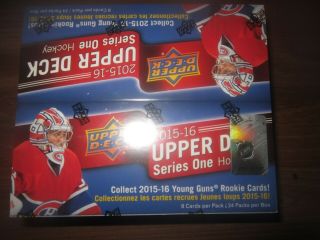 2015 - 16 Upper Deck Series One Nhl Hockey Retail Box