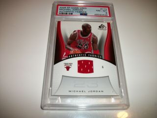 2006 - 07 Upper Deck Michael Jordan Jersey Patch Card 113 Sp