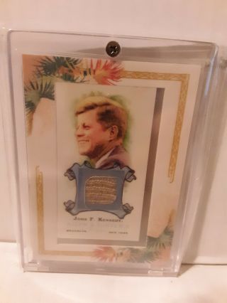 2006 Topps Allen & Ginter John F.  Kennedy Cashmere Sweater Relic,  35th President