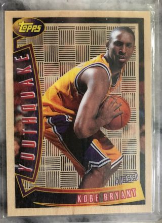 Kobe Bryant Topps Youthquake 1996 - 97 Rookie Gradeable.