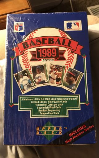 1989 Upper Deck Baseball High Series Bbce Griffey Psa 10?