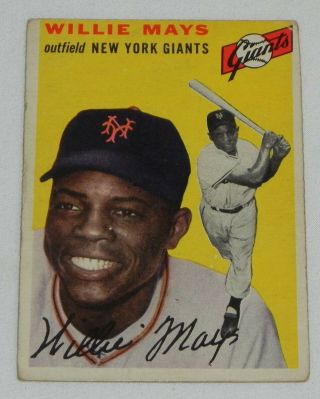 Willie Mays 1954 Topps 90 - York Giants -