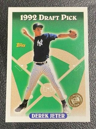 1993 Topps 98 Colorado Rockies Inaugural Derek Jeter Rookie Yankees Rare - Hof