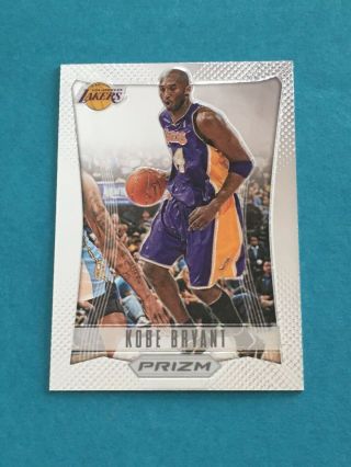 Kobe Bryant 2012 - 13 Panini Prizm Base 24 " First Year Of Prizm " Lakers