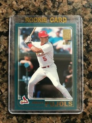 Albert Pujols 2001 Topps Traded Rookie Card T247 St.  Louis Cardinals