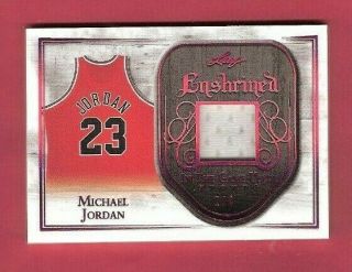 Michael Jordan In The Game Jersey Card D2/4 2018 Leaf Enshrinement Bulls