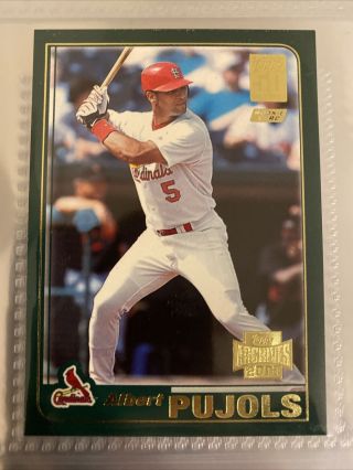 Albert Pujols 2001 Archive Rookie Card Reprint.  T247 Near.  4 Others 10/10